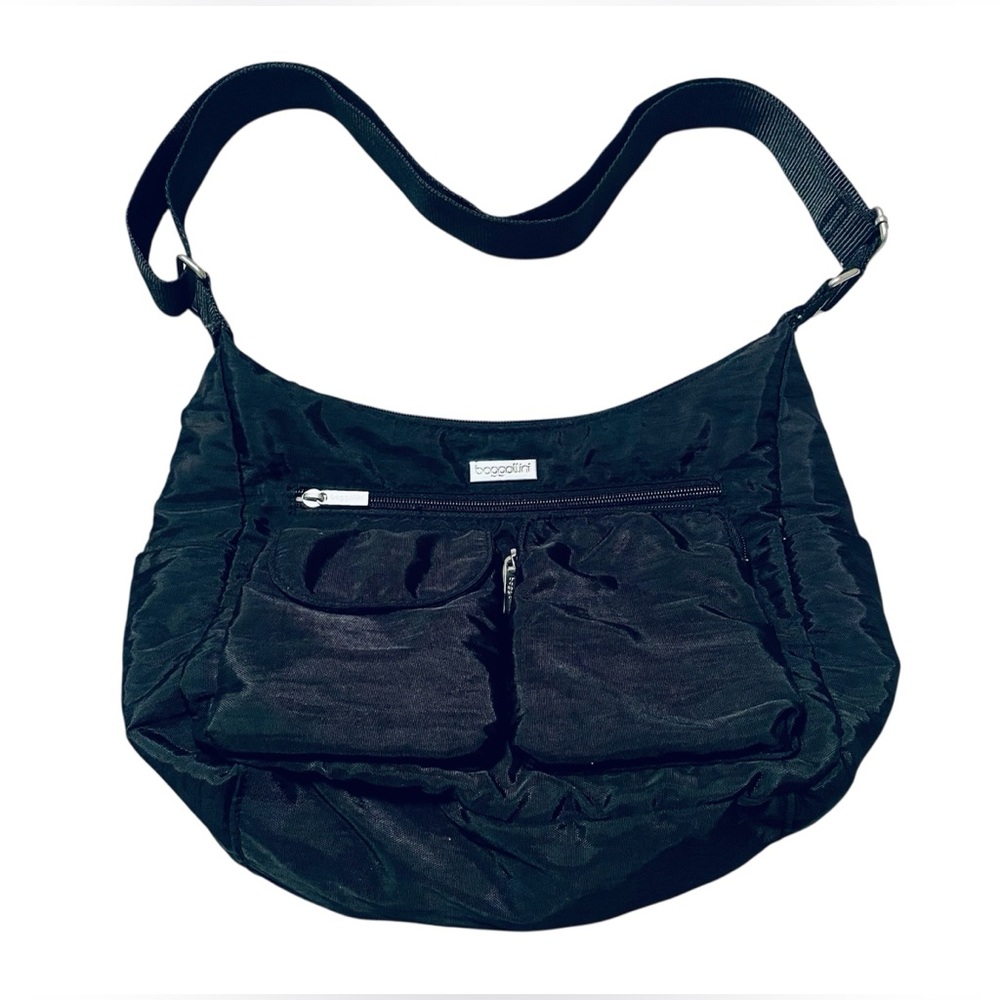 Baggallini Everyplace Crossbody Shoulder Hobo Travel Daily Festival Purse Bag BL